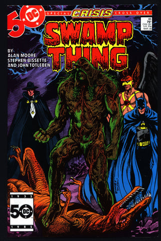 SWAMP THING 46 Alan Moore DC Comics Stephen Bissette John Totleben Batman Phantom Stranger Supernatural Magic Gothic Horror Anti-Super Hero