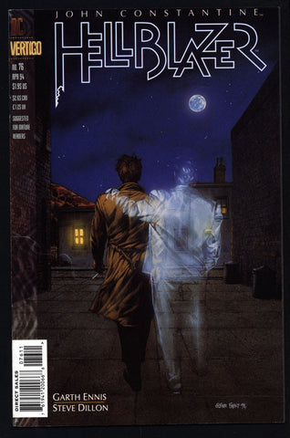 DC Comics Vertigo Press John CONSTANTINE HELLBLAZER #76 Garth Ennis Supernatural Magic Gothic Horror Anti-Super Hero Goth