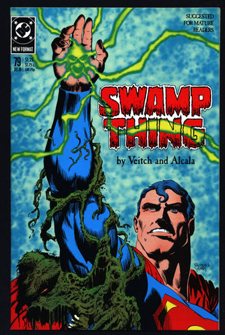 SWAMP THING #79 Rick Veitch Alfredo Alcala Superman DC Comics Supernatural Magic Gothic Horror Anti-Super Hero Goth