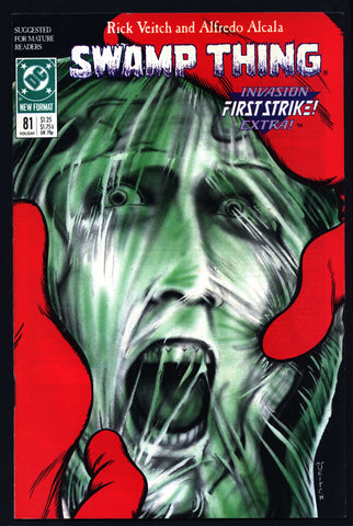 SWAMP THING #81 Rick Veitch Alfredo Alcala DC Comics Supernatural Magic Gothic Horror Anti-Super Hero Goth