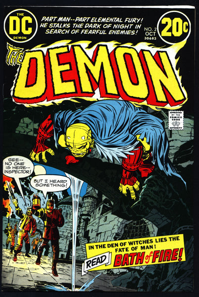 The DEMON #2 1972 Jack Kirby DC Comics Etrigan Camelot Merlin Fourth World Supernatural Cult Monster Anti-SuperHero