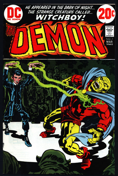 The DEMON #7 1972 Jack Kirby DC Comics Etrigan Camelot Merlin Fourth World Supernatural Cult Monster Anti-SuperHero