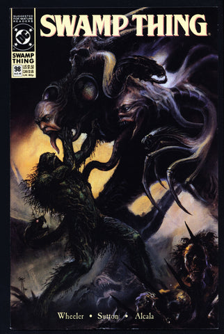 SWAMP THING #98 Doug Wheeler Tom Sutton DC Comics Supernatural Magic Gothic Horror Anti-Super Hero Goth