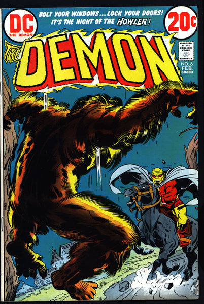 The DEMON #6 1972 Jack Kirby DC Comics Etrigan Camelot Merlin Fourth World Supernatural Cult Monster Anti-SuperHero