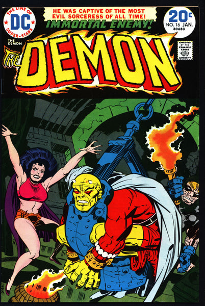The DEMON #16 1972 Jack Kirby DC Comics Etrigan Camelot Merlin Fourth World Supernatural Cult Monster Anti-SuperHero