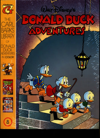 SEALED Walt Disney's Donald Duck Adventures The CARL BARKS Library of Donald Duck Adventures in Color #8 N M With Card