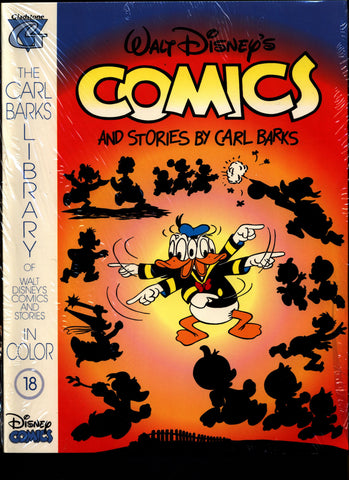 SEALED Walt Disney's Donald Duck Comics CARL BARKS Library of Walt Disney's Comics and Stories in Color #18 N M With Card