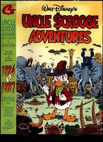 SEALED Walt Disney's Uncle Scrooge McDuck Comics DON ROSA in Color #2 "1884-1887" N M With Card