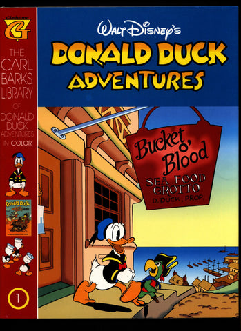 Walt Disney's Donald Duck Adventures The CARL BARKS Library of Donald Duck Adventures in Color #1 NM With Card