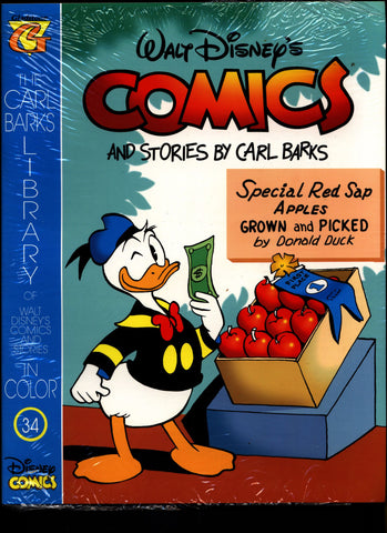 SEALED Walt Disney's Donald Duck Comics CARL BARKS Library of Walt Disney's Comics and Stories in Color #34 N M With Card Uncle Scrooge