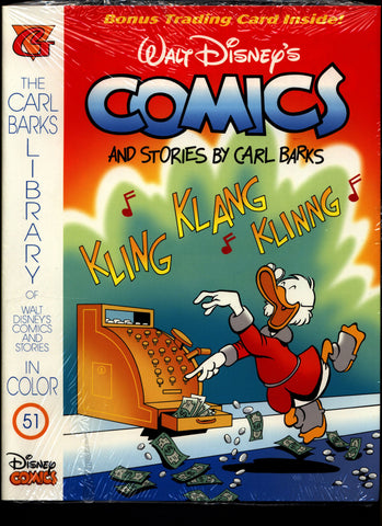 SEALED Walt Disney's Donald Duck Comics CARL BARKS Library of Walt Disney's Comics and Stories in Color #51 N M With Card Uncle Scrooge