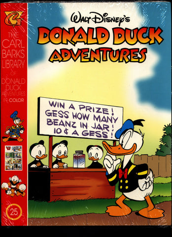 SEALED Walt Disney's Donald Duck Adventures Comics CARL BARKS Library of Walt Disney's Comics and Stories in Color #25 N M With Card