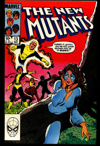 Marvel Comics NEW MUTANTS #13 Chris Claremont Sal Buscema Tom Mandrake Professor X X-Men Cannonball Psyche Sunspot Wolfsbane Hellfire Club