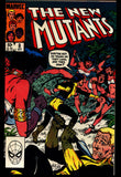 Marvel Comics NEW MUTANTS #8 Chris Claremont Sal Buscema Bob McLeod Professor X X-Men Cannonball Psyche Sunspot Wolfsbane