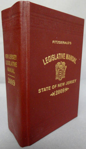 Fitzgerald's New Jersey Legislative Manual of the Legislature of New JerseyTwo Hundred and Thirteenth Legislature Second Session