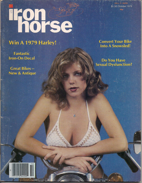 Iron Horse #1 Aug 1979 Adult Motorcycle Enthusiast Biker Harley Davidson Kustom Counter Culture History PinUp Art Fiction Underground