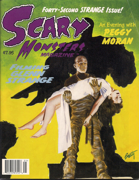 Scary Monsters Magazine #42 Glenn Strange Abbott & Costello Frankenstein Peggy Moran Mummy King Kong TV Horror Hosts Edgar Ulmer