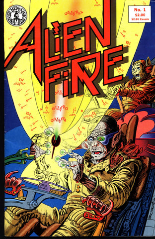 ALIEN FIRE #1 Eric Vincent 1987 Kitchen Sink Science Fiction Horror Alternative Independent Comic
