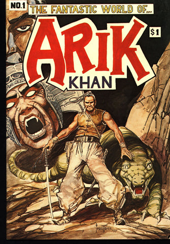 The Fantastic World of Arik Khan #1 Independent Alternative Comic – 1977 Franc Reyes Andromeda Publications Sword & Sorcery Barbarian