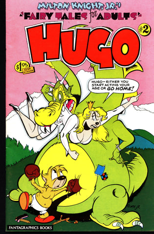 HUGO #2 1984 Milton Knight Jr Fantagraphics Alternative Funny Animal Adult Fairy Tale Anthropomorphic Independent Comic