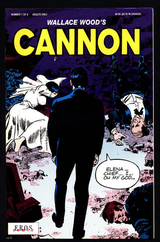 Wally Wood's CANNON #7 Eros Comics collection Silver Age Mature ADULT Hardboiled Noir Pulp Fiction Anthology Alternative Reprint Comic