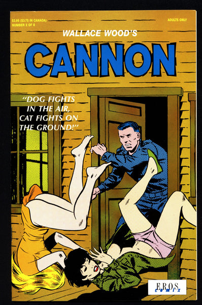 Wally Wood's CANNON #2 Eros Comics collection Silver Age Mature ADULT Hardboiled Noir Pulp Fiction Anthology Alternative Reprint Comic