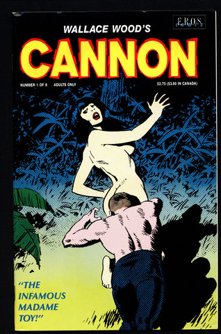 Wally Wood's CANNON #1 Eros Comics collection Silver Age Mature ADULT Hardboiled Noir Pulp Fiction Anthology Alternative Reprint Comic