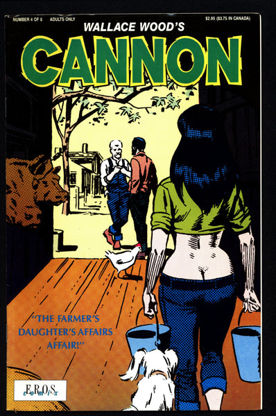 Wally Wood's CANNON #4 Eros Comics collection Silver Age Mature ADULT Hardboiled Noir Pulp Fiction Anthology Alternative Reprint Comic
