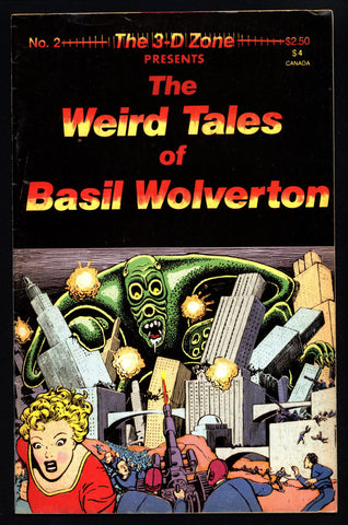 Weird Tales of BASIL WOLVERTON Ray 3-D Zone #2 Science Fiction Horror Fantasy Anthology Alternative Comic