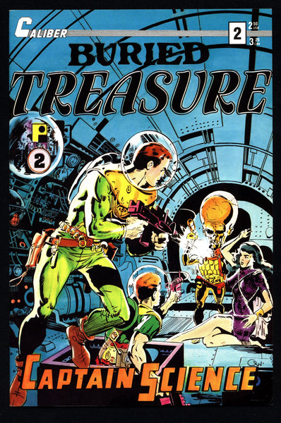 BURIED TREASURE #2 Caliber Press Pure Imagination Silver Age Science Fiction Horror Fantasy Anthology Alternative Comic