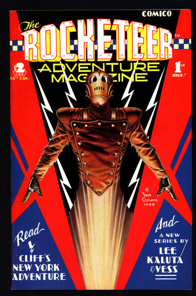 ROCKETEER Adventure Magazine #1 Dave Stevens Michael Kaluta Charles Vess Bettie Page Pulp Action Science Fiction Anthology Alternative Comic