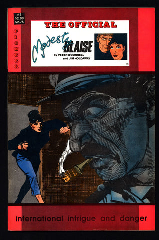MODESTY BLAISE Official  #2 Peter O'Donnell Sexy Mod Spy Fantasy Action Comic Book