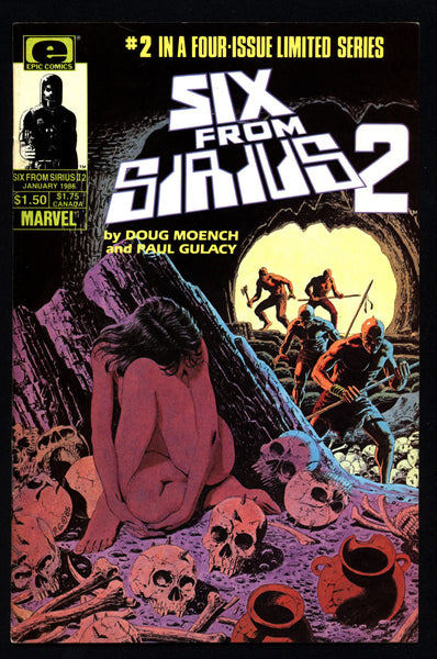 SIX From SIRIUS Vol 2 #2 Paul Gulacy Doug Moench Marvel epic Comics Cosmic Science Fiction Fantasy Action