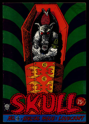 SKULL #4 Last Gasp H P LOVECRAFT E C Comics Style Deitch Todd Jaxon Sheridan Mature ADULT Horror Sex Psychedelic Hippy Underground Comic