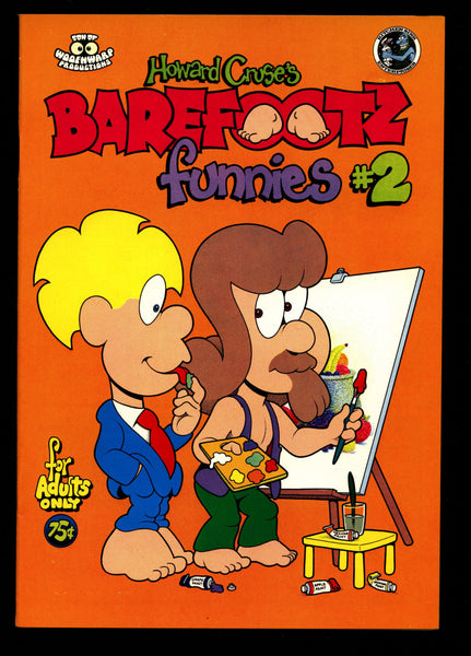 BAREFOOTZ Funnies #2 Howard Cruse ADULT Dope Drugs LGBT Sex Psychedelic Hippy Underground