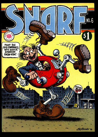 SNARF #6 2nd Robert CRUMB Beck Justin Green Rudahl Richards Armstrong Hallgren ADULT Sex Psychedelic Hippy Underground