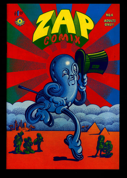 ZAP Comix #4 5th Robert CRUMB Apex Novelty ADULT Dope Drugs Sex Psychedelic Hippy Underground Comic