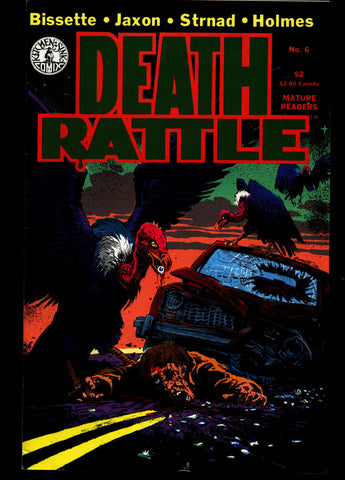 DEATH RATTLE #6 Tom Veitch Steve Bissette Jack Jackson Jaxon Rand Holmes Jan Strnad Fantasy Psychedelic Underground Anthology Comic