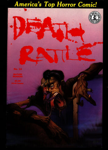 DEATH RATTLE #14 Wolverton Jack Jackson Jaxon Rand Holmes Mature Horror Fantasy Science Fiction Psychedelic Underground Anthology Comic