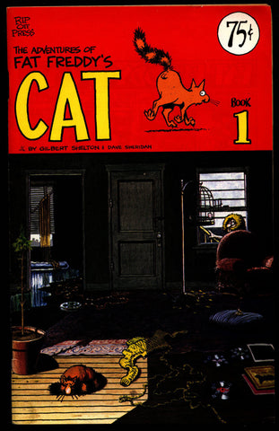 FAT FREDDY's CAT #1 Gilbert Shelton Dave Sheridan Fabulous Freak Brothers Digest Sized Underground Comics