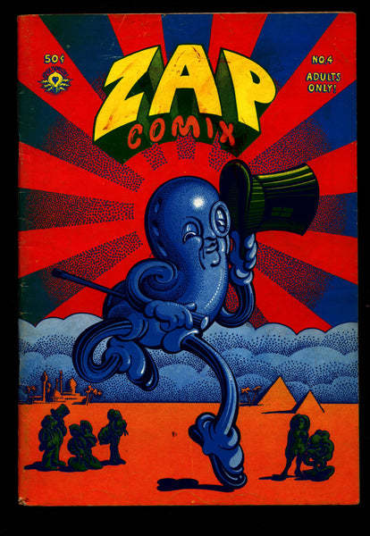 ZAP Comix #4 1st Robert CRUMB Spain Williamson Griffith Shelton Wilson Apex Novelty ADULT Dope Drugs Sex Psychedelic Underground *