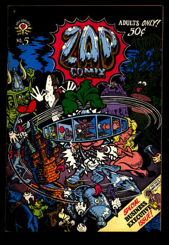 ZAP Comix #5 1st Robert CRUMB Williams Moscoso Griffin Apex Novelty ADULT Dope Drugs Sex Psychedelic Underground *