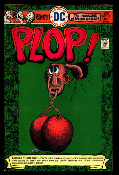 DC Comics PLOP! #17 Basil Wolverton Sergio Aragonés Wally Wood Weird Humor Parody