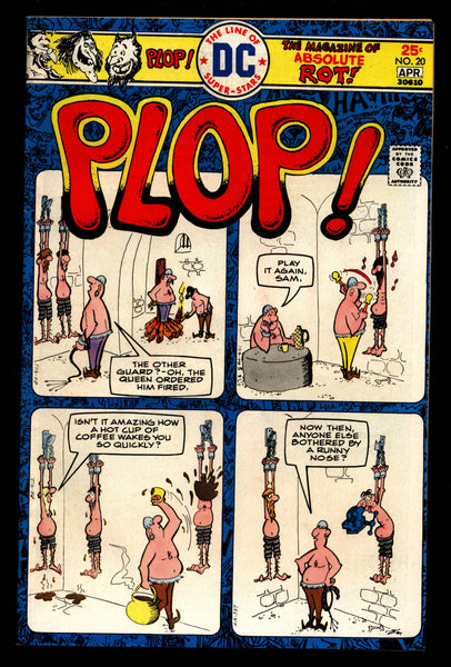 DC Comics PLOP! #20 Basil Wolverton Sergio Aragonés Wally Wood Weird Humor Parody