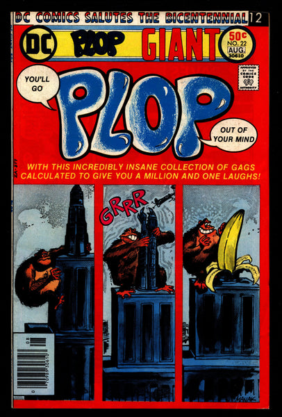 DC Comics PLOP! #22 Basil Wolverton Sergio Aragonés Wally Wood Weird Humor Parody