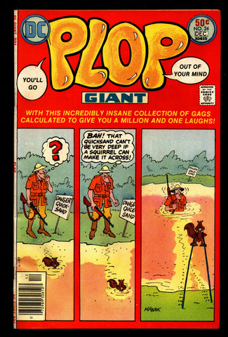 DC Comics PLOP! #24 Basil Wolverton Sergio Aragonés Wally Wood Weird Humor Parody