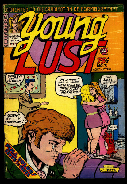 YOUNG LUST #3, Brand, Spain, Green, Sonntag, Kinney, Griffith, Zany Humor, Hippie Underground Comic