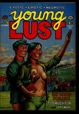 YOUNG LUST #1, 1st, Todd, Kinney, Griffith, Spain, Mavrides, Zany Humor, Hippie Underground Comic