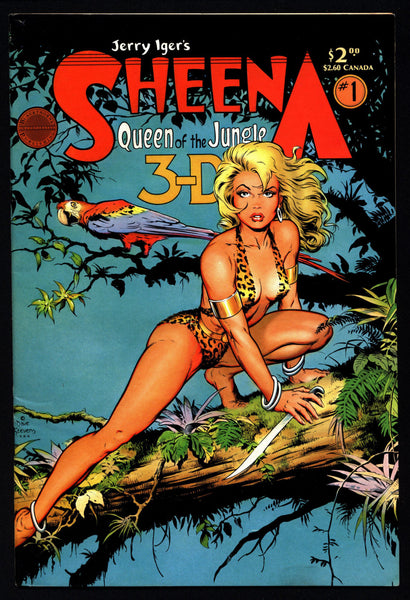 SHEENA Queen of the Jungle in 3-D Dave Stevens Jerry Iger Matt Baker Blackthorne Publishing