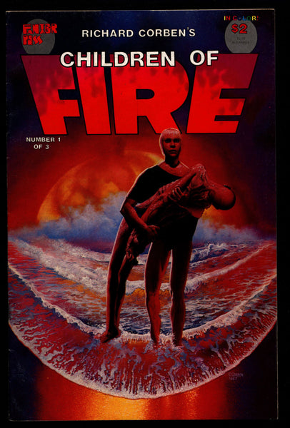 CHILDREN of FIRE #1 Rich Corben Heavy Metal Horror Science Fiction Fantasy Fantagor Underground Comic*
